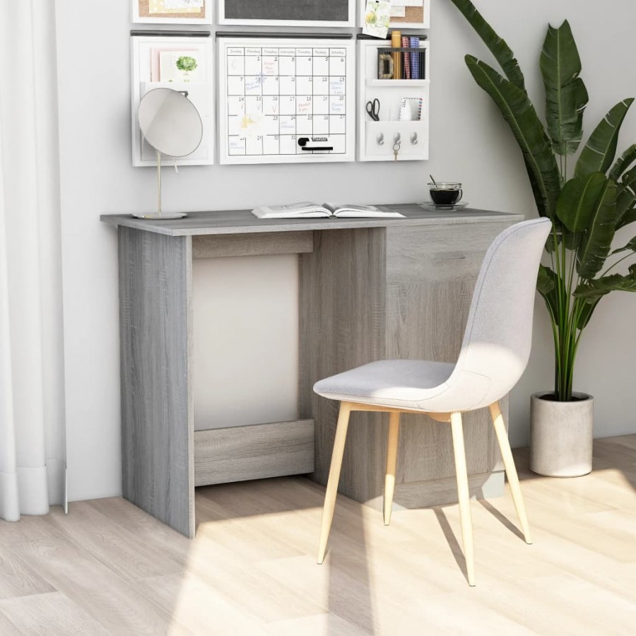 Bureau Sonoma gris 100x50x76 cm 