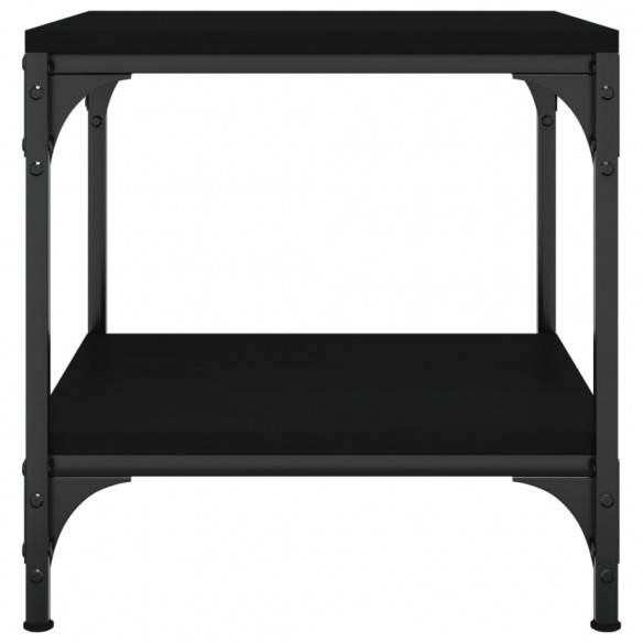 Tables d'appoint 2 pcs Noir 40x40x40 cm 