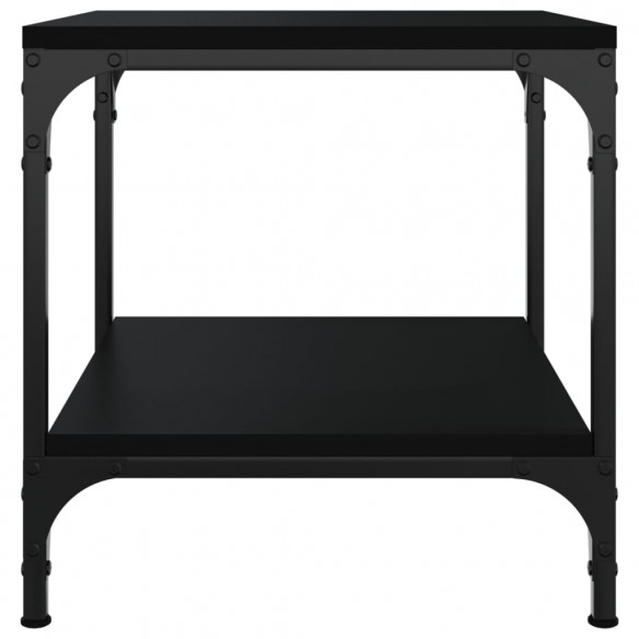 Tables d'appoint 2 pcs Noir 40x40x40 cm 