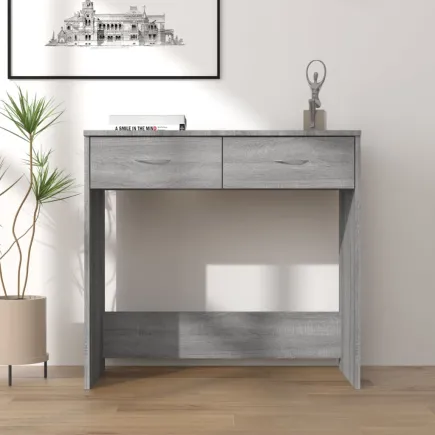 Bureau Sonoma gris 80x40x75 cm 