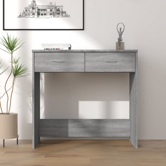 Bureau Sonoma gris 80x40x75 cm 