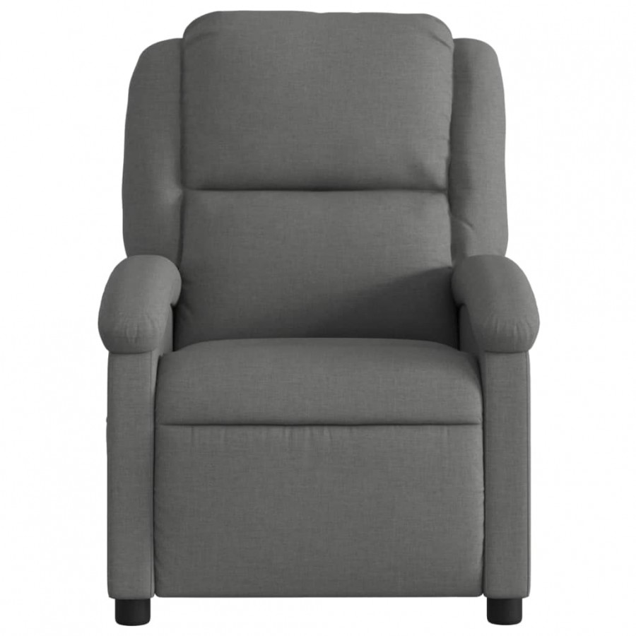 Fauteuil inclinable Gris foncé Tissu