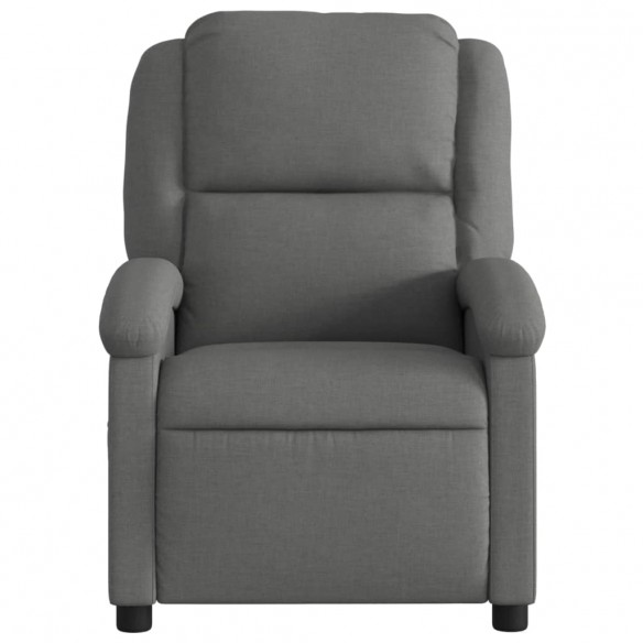 Fauteuil inclinable Gris foncé Tissu