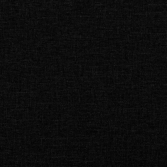 Ensemble de canapés 3 pcs noir tissu