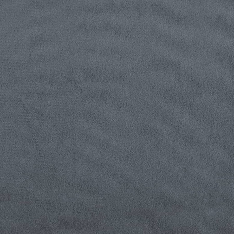 Ensemble de canapés 3 pcs gris foncé velours