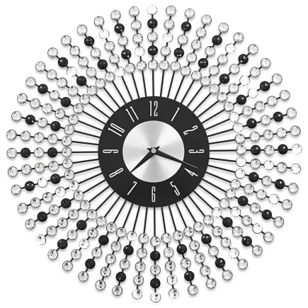 Horloge murale Métal 43 cm Noir 2