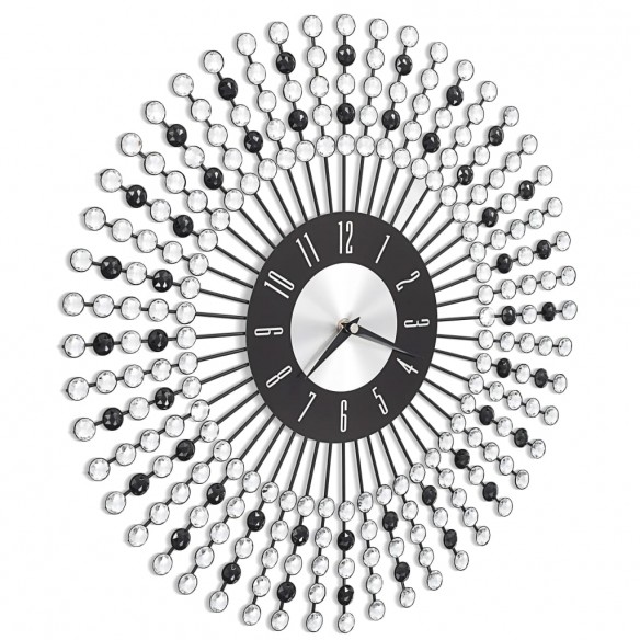 Horloge murale Métal 43 cm Noir