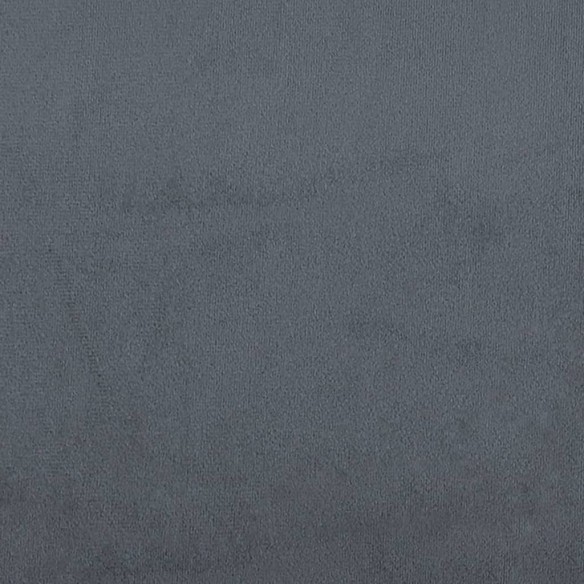 Banc Gris foncé 108x79x79 cm Velours