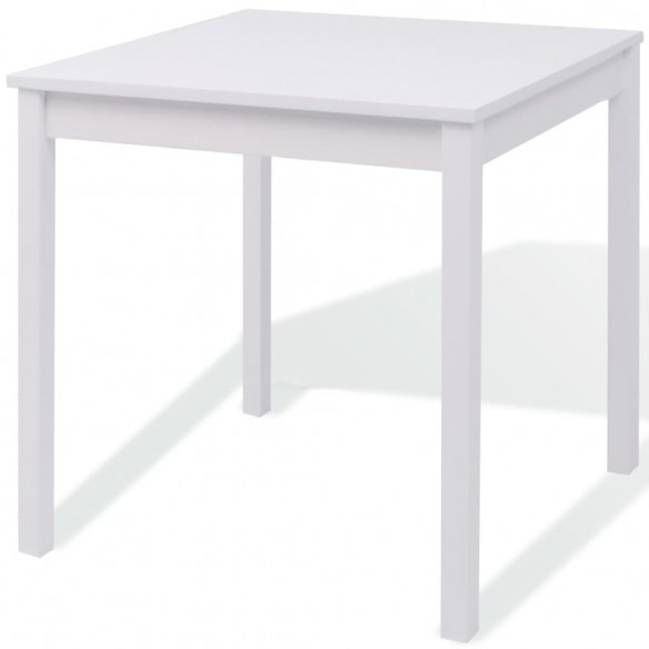 Ensemble de salle à manger 5 pièces Pinède Blanc