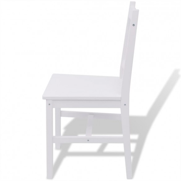 Ensemble de salle à manger 5 pièces Pinède Blanc