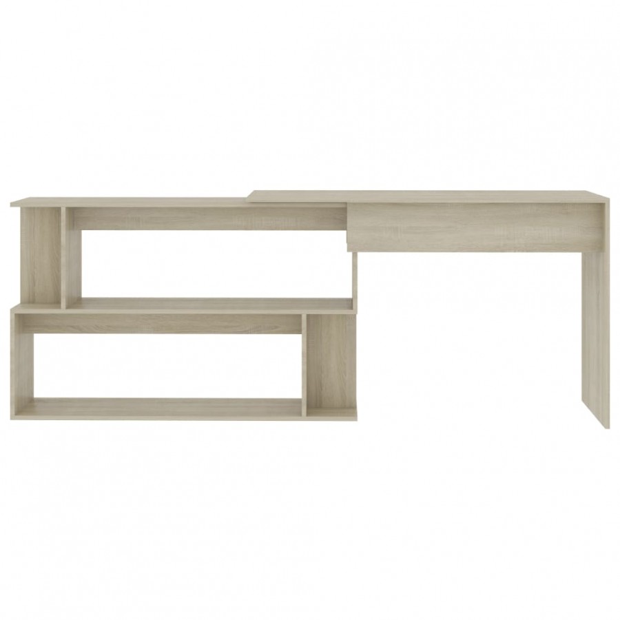 Bureau d'angle Chêne sonoma 200x50x76 cm Aggloméré