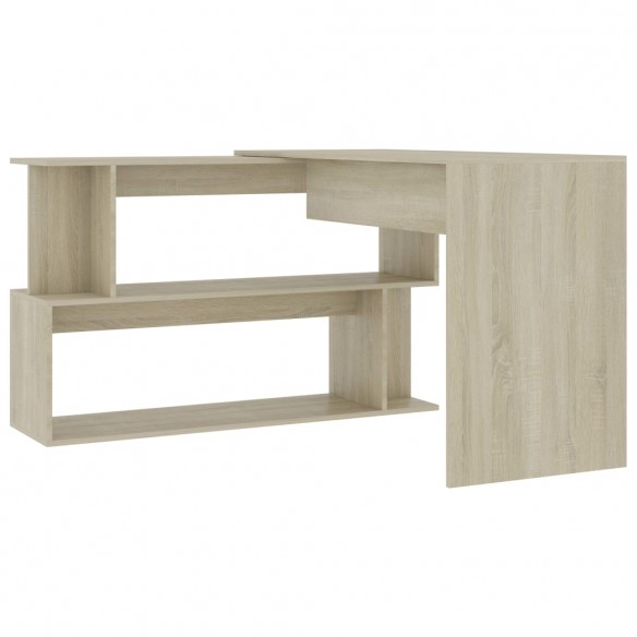 Bureau d'angle Chêne sonoma 200x50x76 cm Aggloméré
