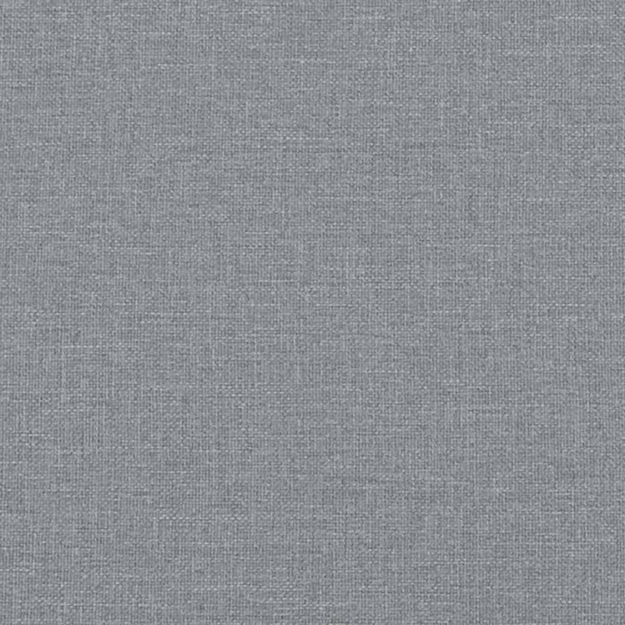 Fauteuil avec repose-pied Gris clair 60 cm Tissu