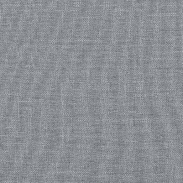 Fauteuil avec repose-pied Gris clair 60 cm Tissu