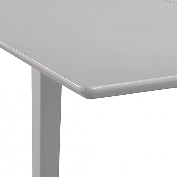 Mobilier de salle à manger 5 pcs MDF Gris