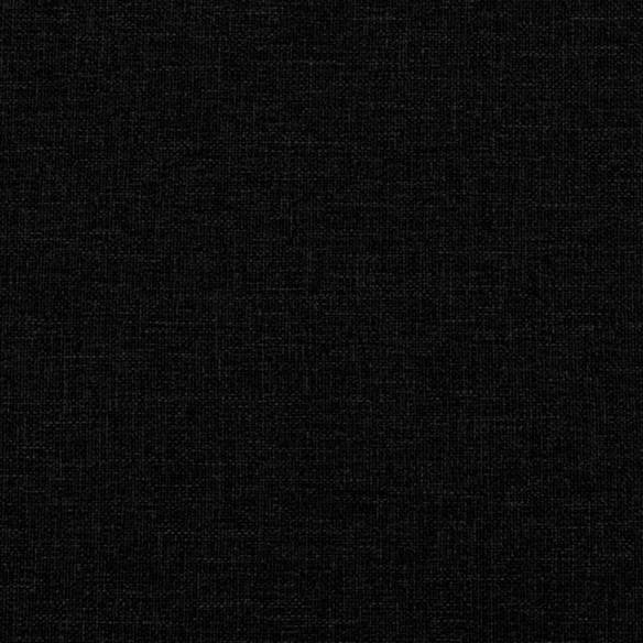 Banc avec coussins noir 113x64,5x75,5 cm tissu