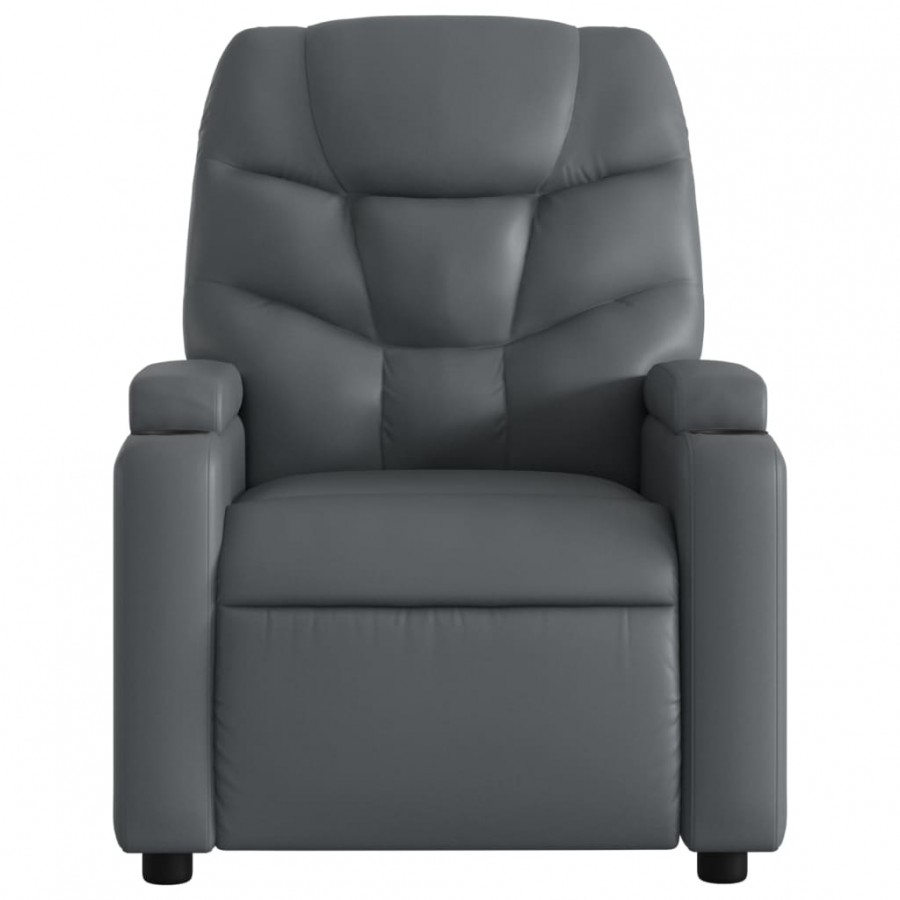 Fauteuil inclinable Gris Similicuir