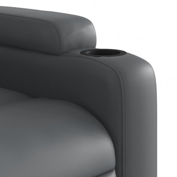 Fauteuil inclinable Gris Similicuir