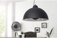 Lampe suspension design coloris noir et doré