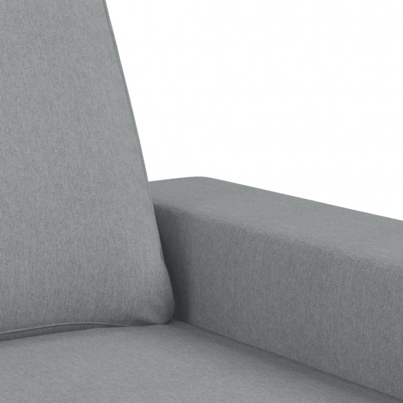 Fauteuil Gris clair 60 cm Tissu