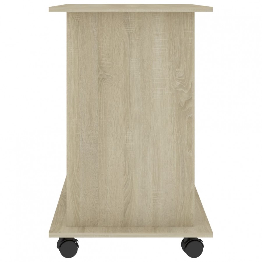 Bureau d'ordinateur Chêne sonoma 80x50x75 cm Aggloméré
