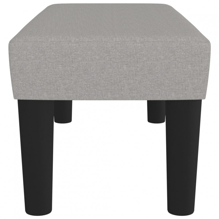 Banc Gris clair 70x30x30 cm Tissu