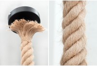 Lampe suspension design coloris naturel