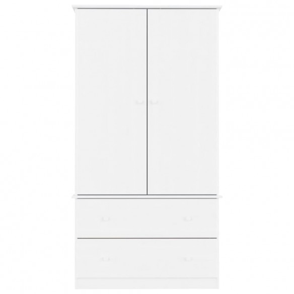 Garde-robe ALTA blanc 90x55x170 cm bois massif de pin