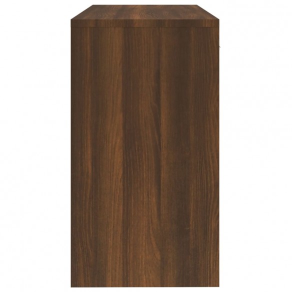 Bureau avec tiroir et armoire Chêne marron 100x40x73 cm