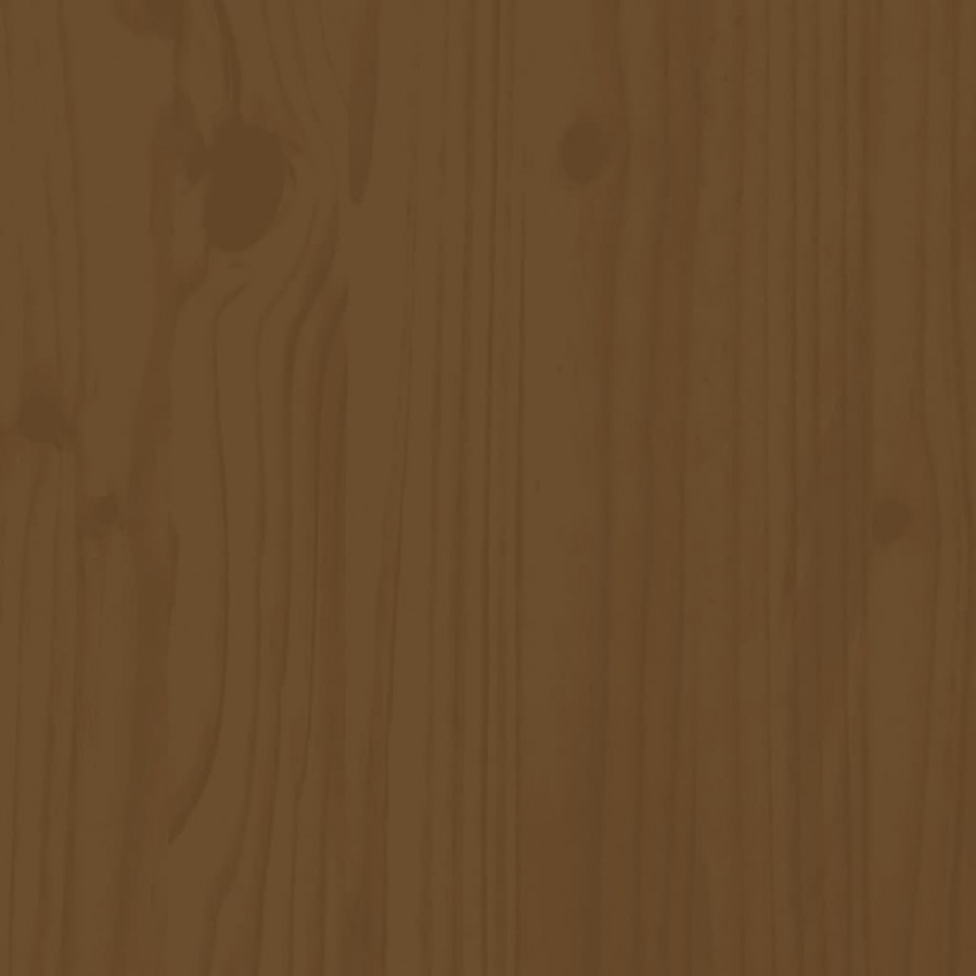 Tabourets 2 pcs marron miel 40x36x75 cm bois massif de pin