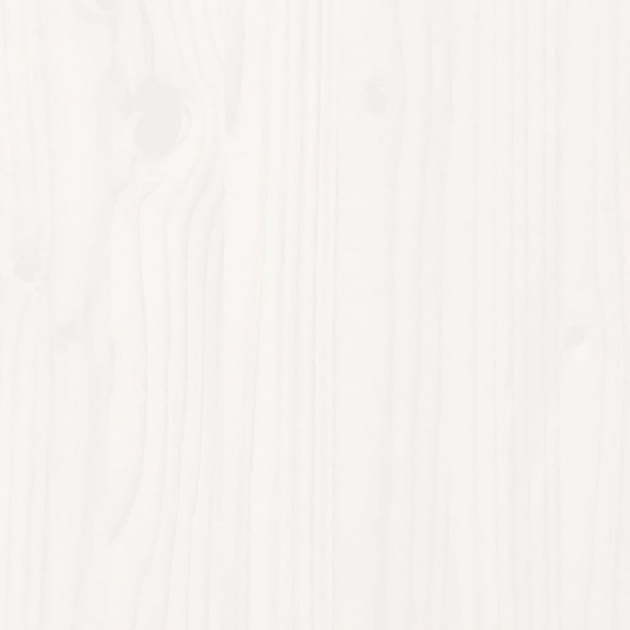 Tabourets de bar 2 pcs blanc 40x48,5x115,5cm bois massif de pin