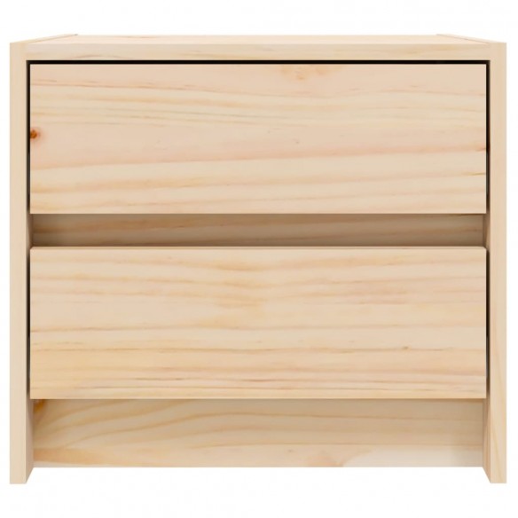 Tables de chevet 2 pcs 40x31x35,5 cm bois de pin massif