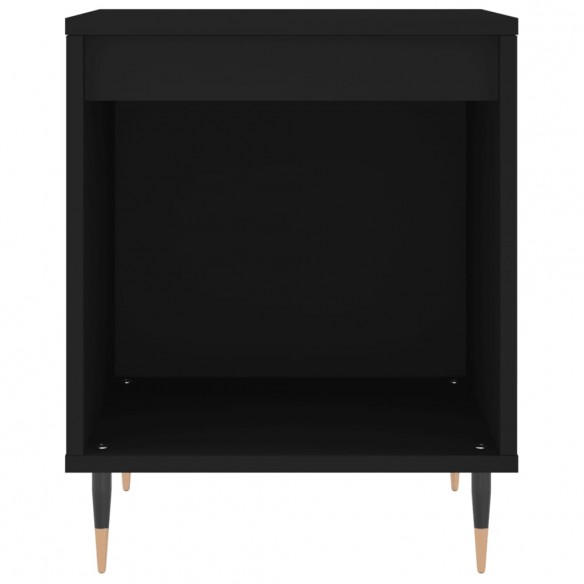 Table de chevet Noir 40x35x50 cm Bois d’ingénierie