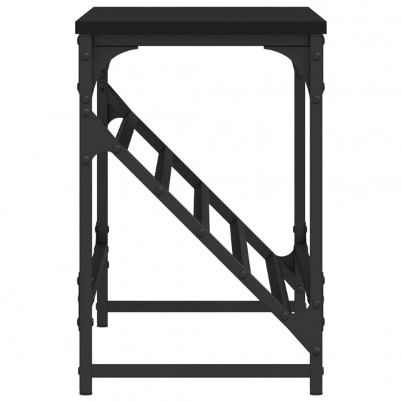 Étagère à chaussures noir 90x30x45 cm bois d'ingénierie