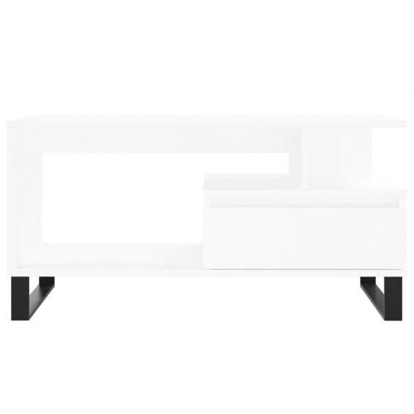 Table basse Blanc 90x49x45 cm 