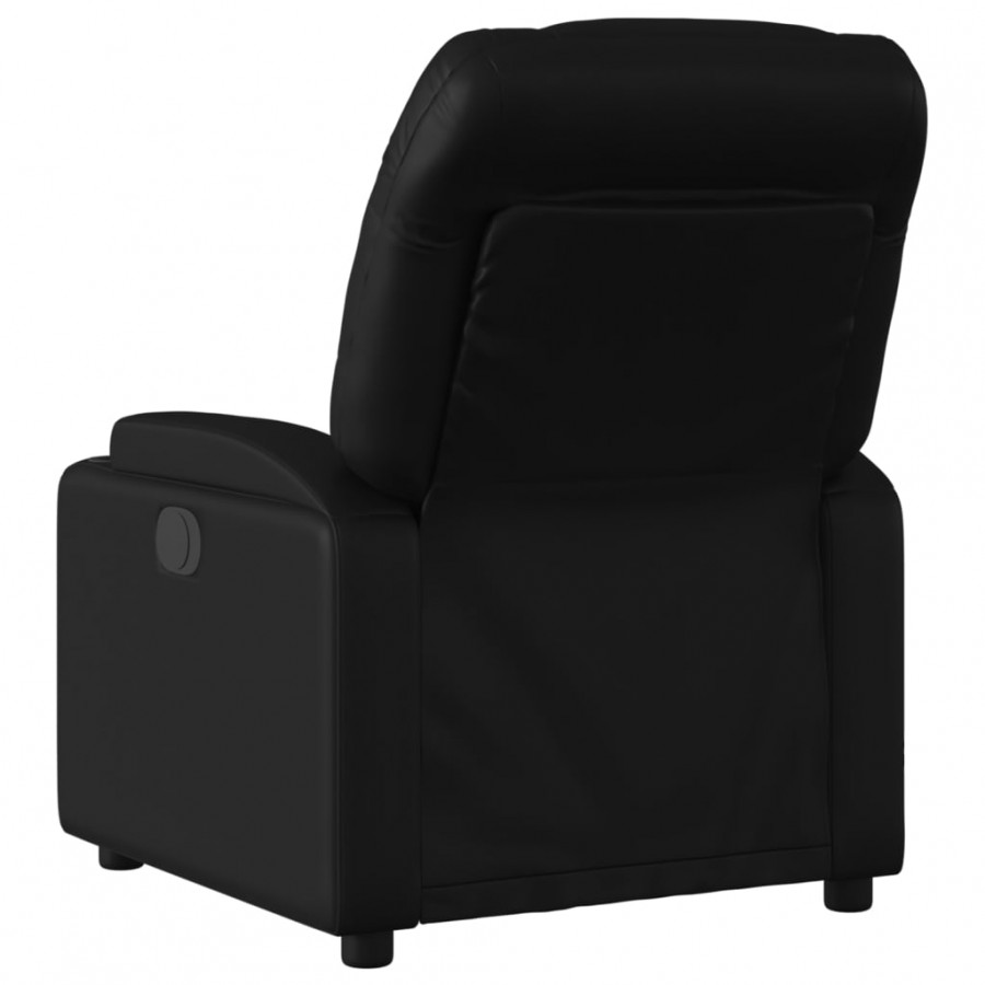 Fauteuil inclinable Noir Similicuir