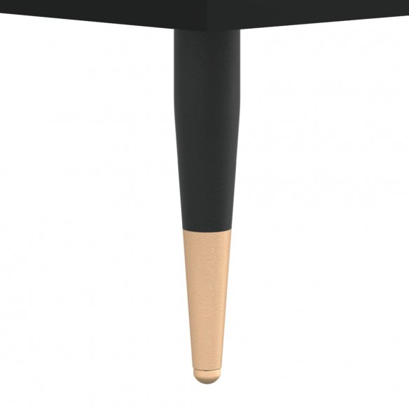 Tables de chevet 2 pcs noir 40x35x50 cm bois d’ingénierie