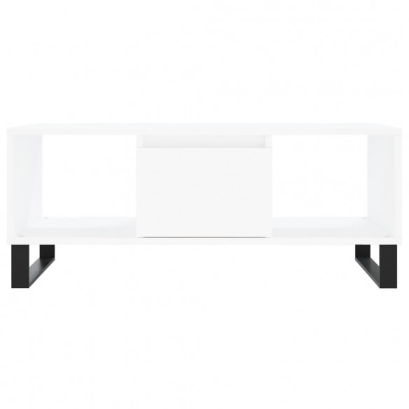Table basse Blanc 90x50x36,5 cm 