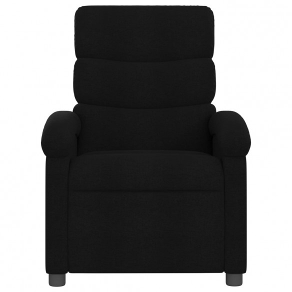 Fauteuil inclinable Noir Tissu