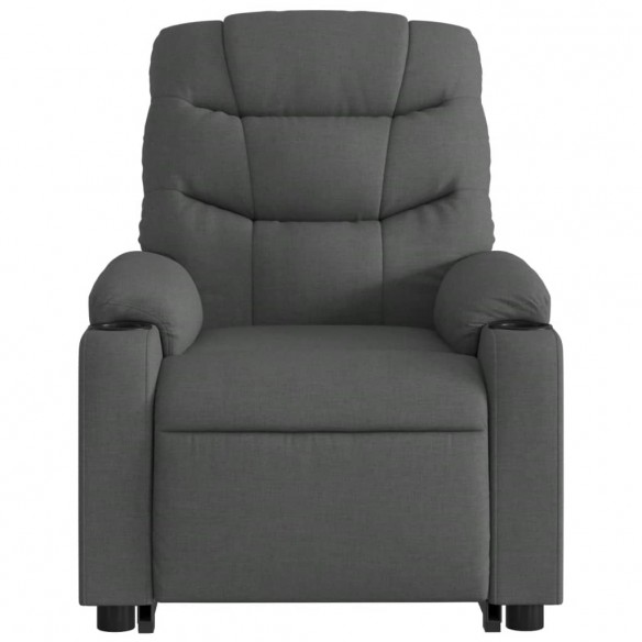 Fauteuil inclinable Gris foncé Tissu