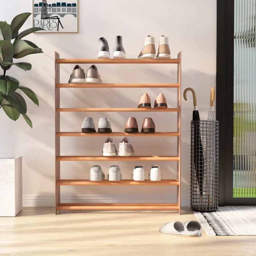 Étagère à chaussures Marron 90x24x117 cm 