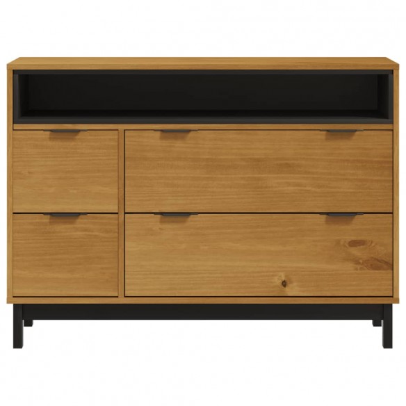 Commode FLAM 110x40x80 cm bois de pin massif