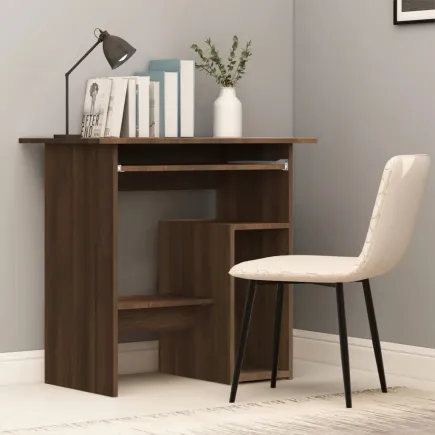 Bureau Chêne marron 80x45x74 cm 