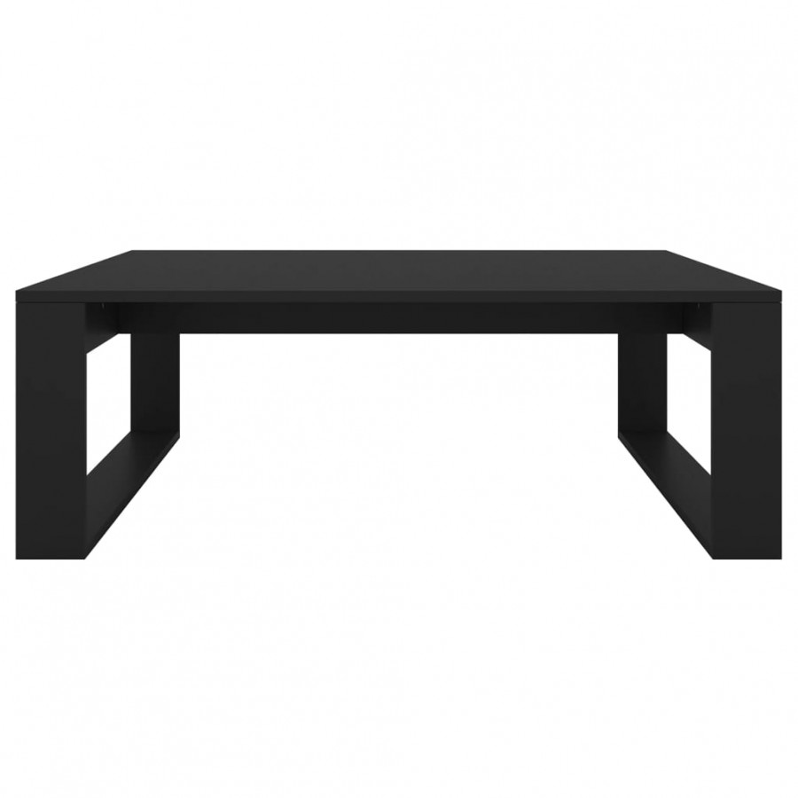 Table basse Noir 100x100x35 cm Aggloméré