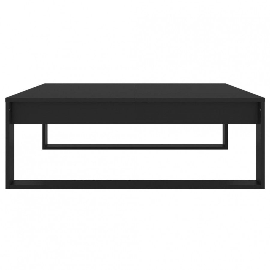 Table basse Noir 100x100x35 cm Aggloméré