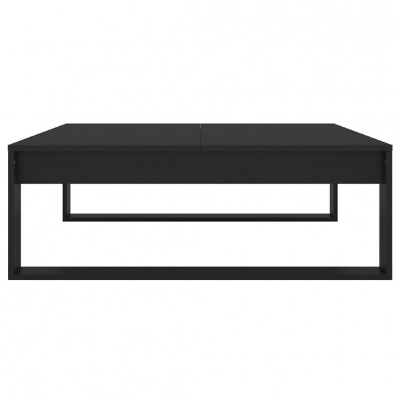 Table basse Noir 100x100x35 cm Aggloméré