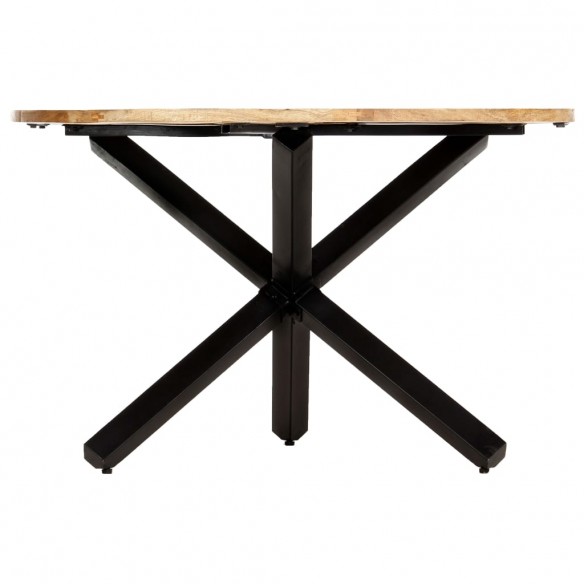 Table de salle à manger Rond 120x76 cm Bois de manguier massif