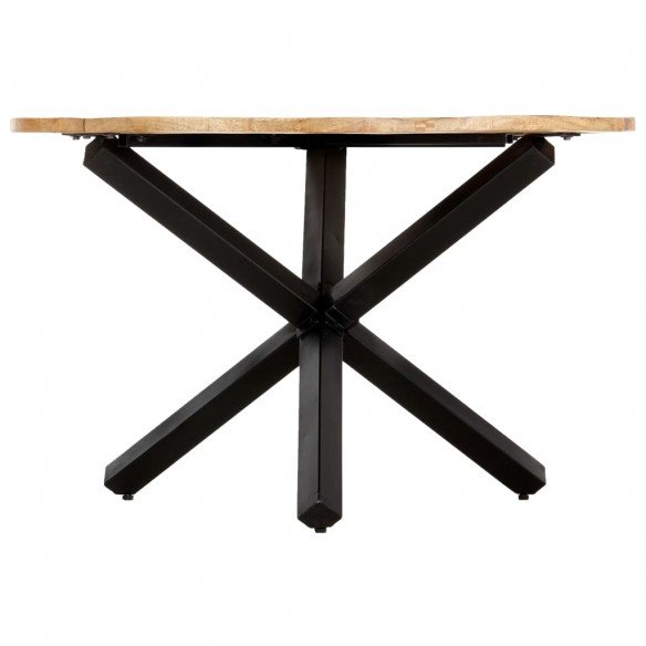 Table de salle à manger Rond 120x76 cm Bois de manguier massif