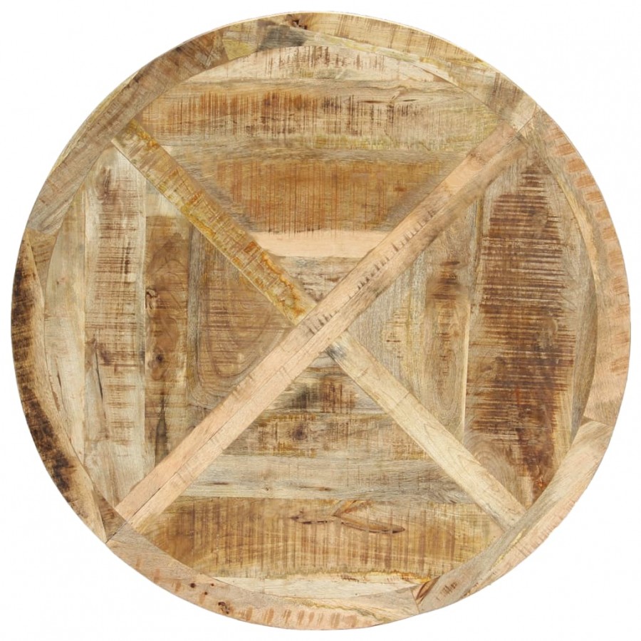 Table de salle à manger Rond 120x76 cm Bois de manguier massif
