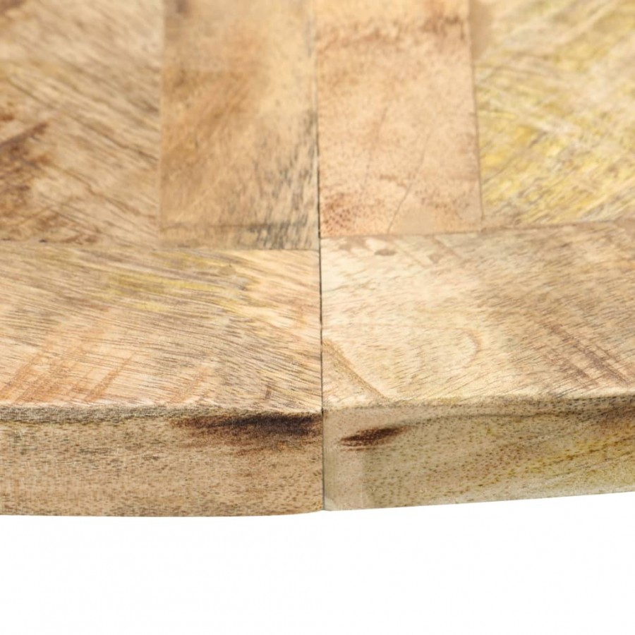 Table de salle à manger Rond 120x76 cm Bois de manguier massif